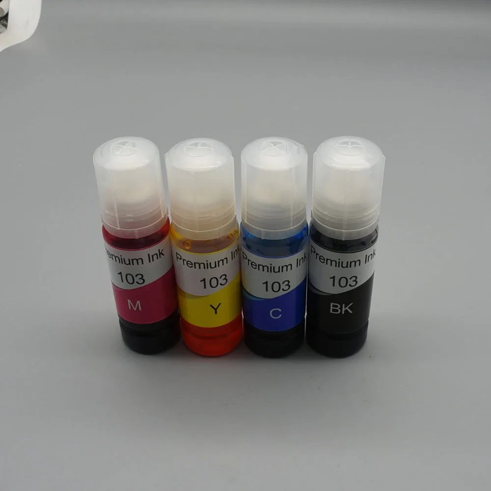 Tinta de recarga T103 103 104 para impresoras de escritorio Epson EcoTank L1110 L3100 L3110 L3111 L3116 L3150 L3151 L3156 L3160 5190