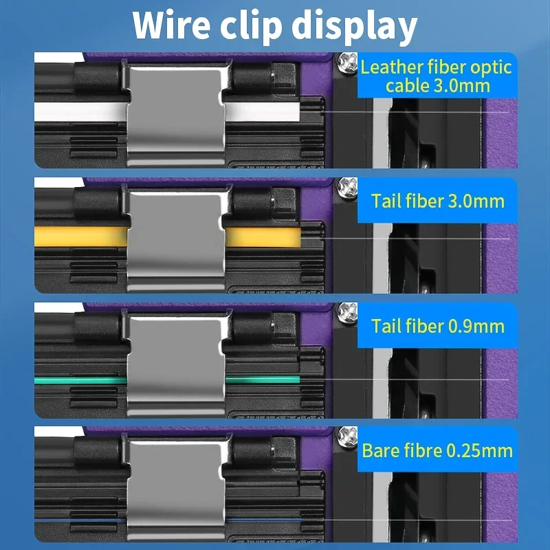 Fiber Cleaver S-6C Cable Cutting Knife FTTT Fiber Optic Knife Tools Cutter High Precision Cleaver 16 Point Blade