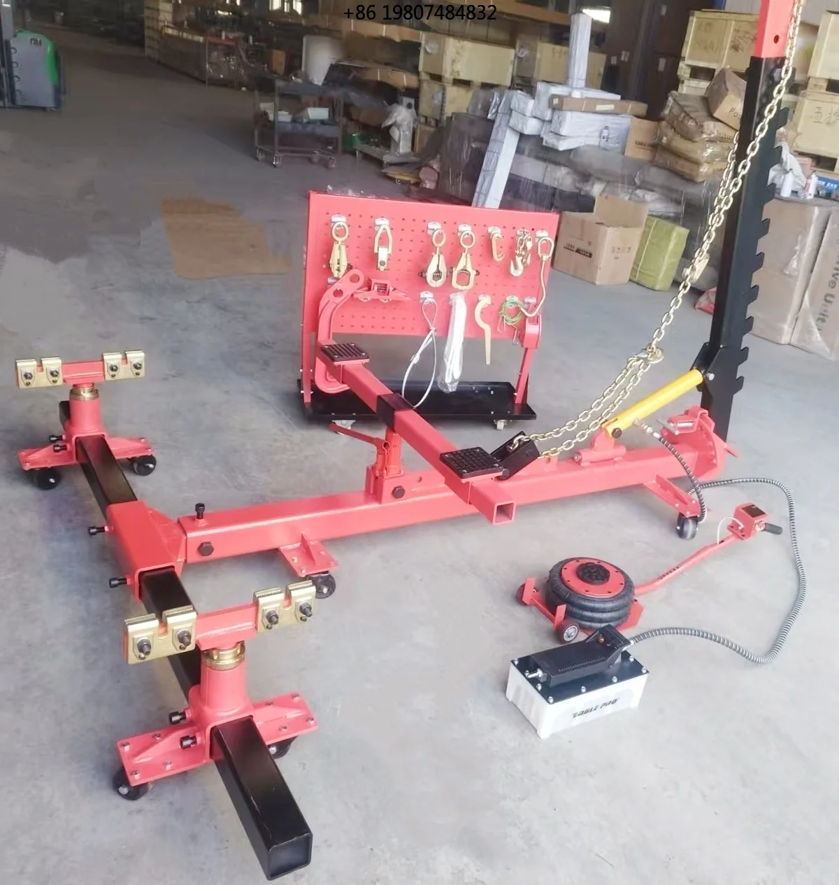 Durable Portable Hydraulic Auto Frame Straightener & Dent Puller Machine for Home Garage Repair Workshop
