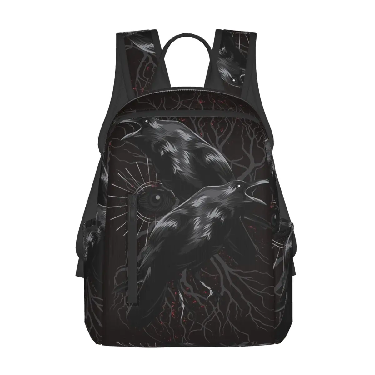 Odin's Yggdrasil Raven Of Wisdom Backpack Daypack Large Capacity Kids BookBag School Bag Shoulder Bags for Men Women