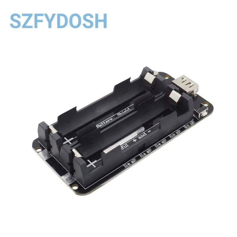 ESP32 ESP32S ESP32-S3 For Wemos For Raspberry Pi 18650 Battery Charge Shield Board V3 Micro USB Port Type-A USB 0.5A