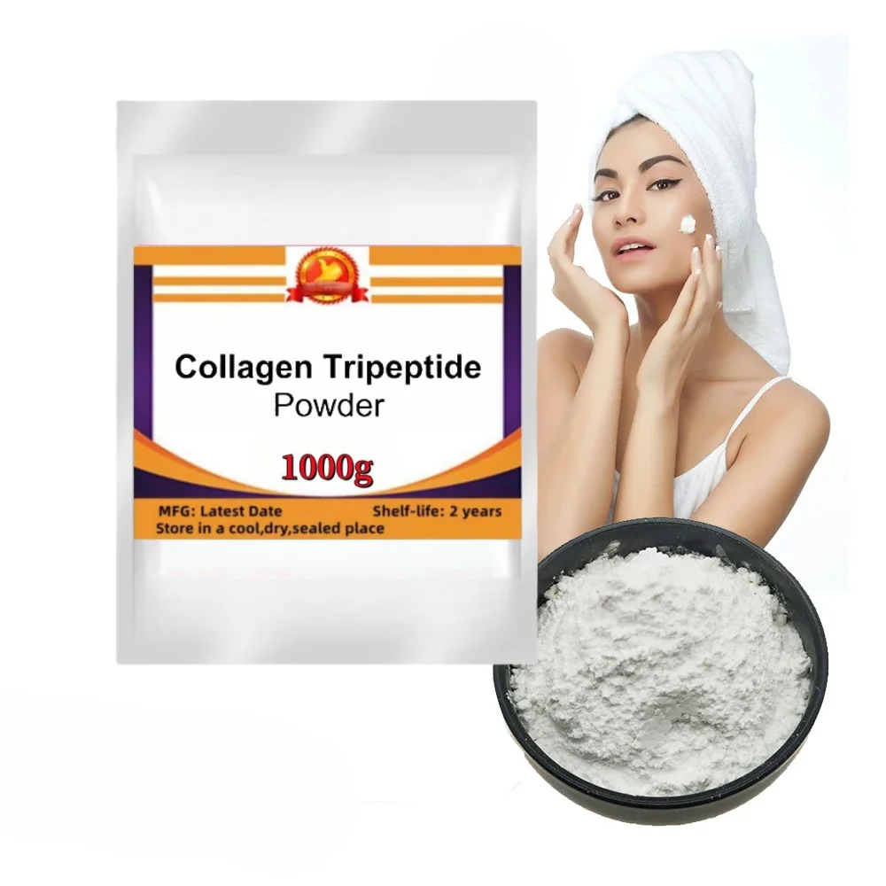 Cosmetic Material 50-1000g Collagen Tripeptide Powder, Skin Whitening High Quality