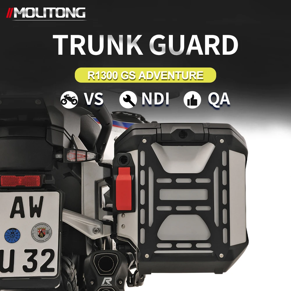 Suitable for BMW R 1300 GS Adventure R1300GSA motorcycles, including top box protector, rear box, and side box grille cover.
