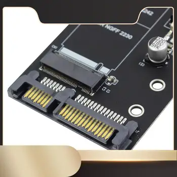 M.2 SATA (NGFF) SSD to 2.5" SATA III Adapter – B Key / B+M Key, 2230 to 2280