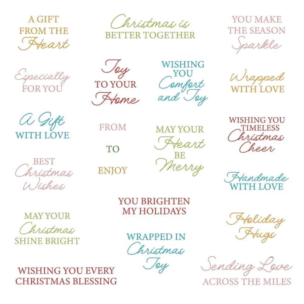 2026 New Timeless Christmas Clear Silicone Stamp For Craft Embossing Make Paper Greeting Card Making Template DIY Handmade