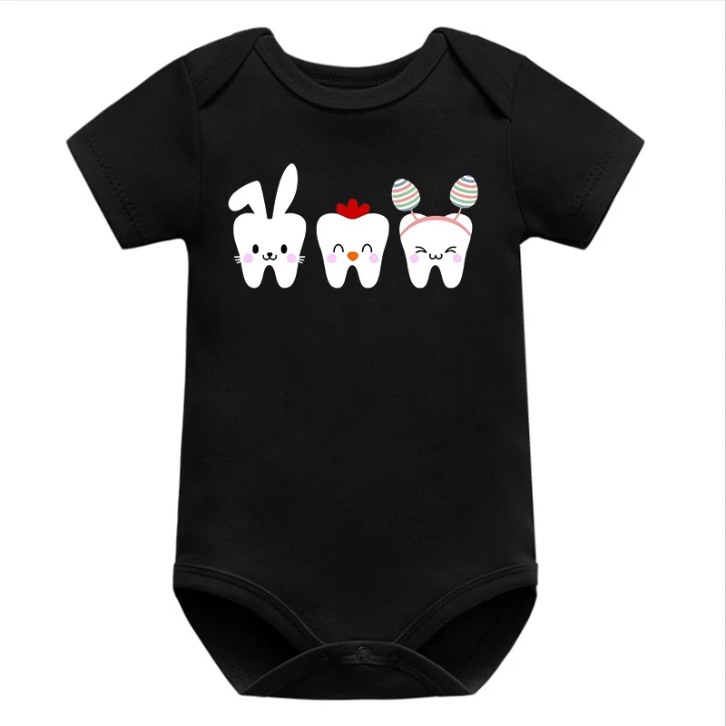 

Easter Dental Baby Onesie Funny Teeth Bunny Easter Newborn Clothes Easter Gift for Dentist Easter Baby Boy Clothes 13-24m