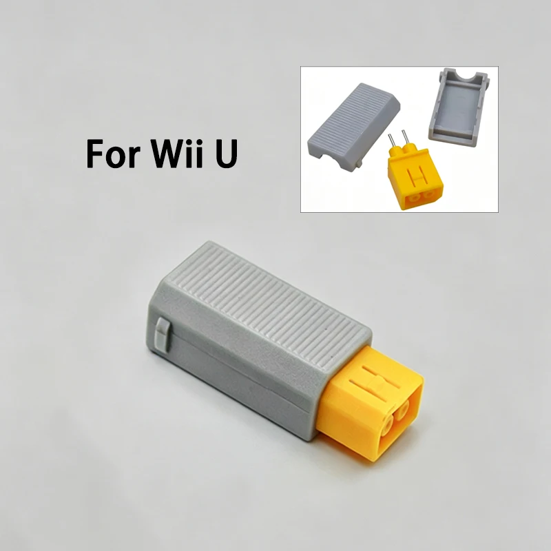1PC Type-C Female To Wii Wii U Console Power Conversion Cable 2P 180 Degree Power Male Port Adapter view 4
