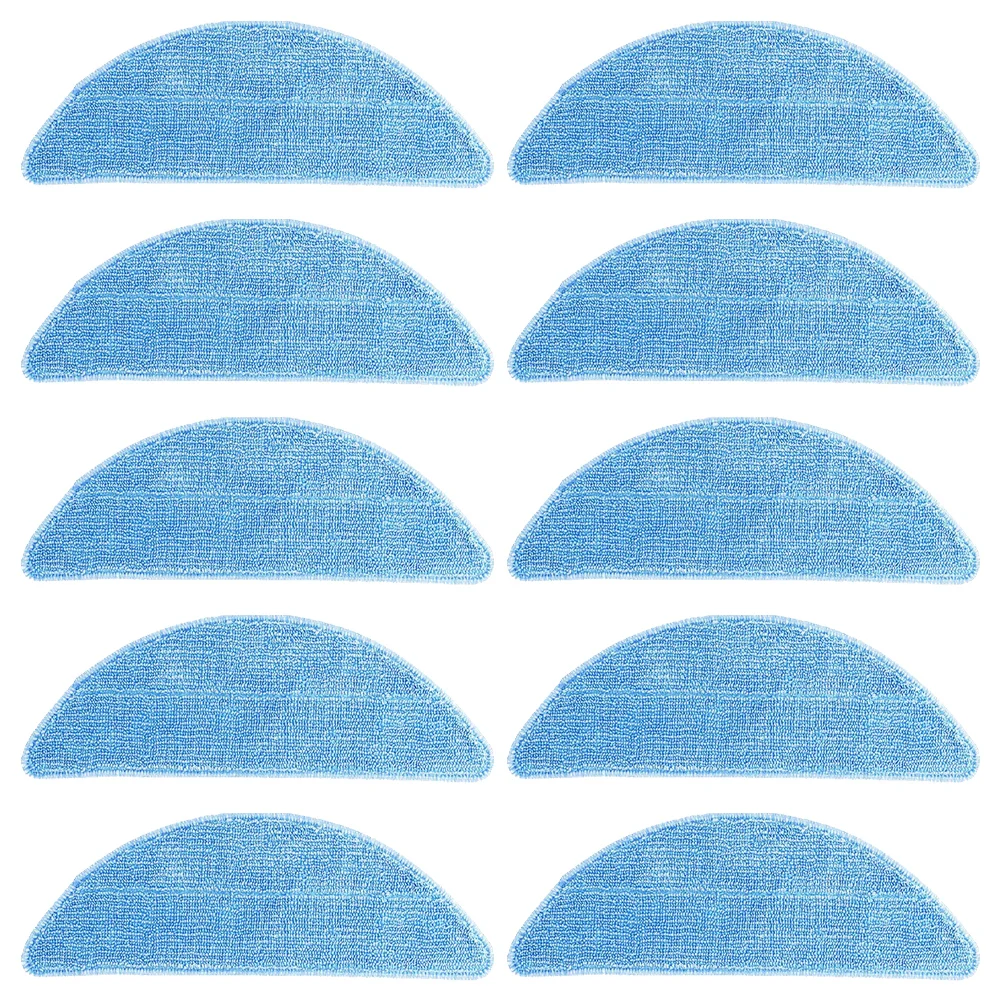 Microfiber Mop Cloth Replacement for Conga Max and Pet Robot Cleaners Effective for Oil and Juice Stains 4 or 10 Pieces