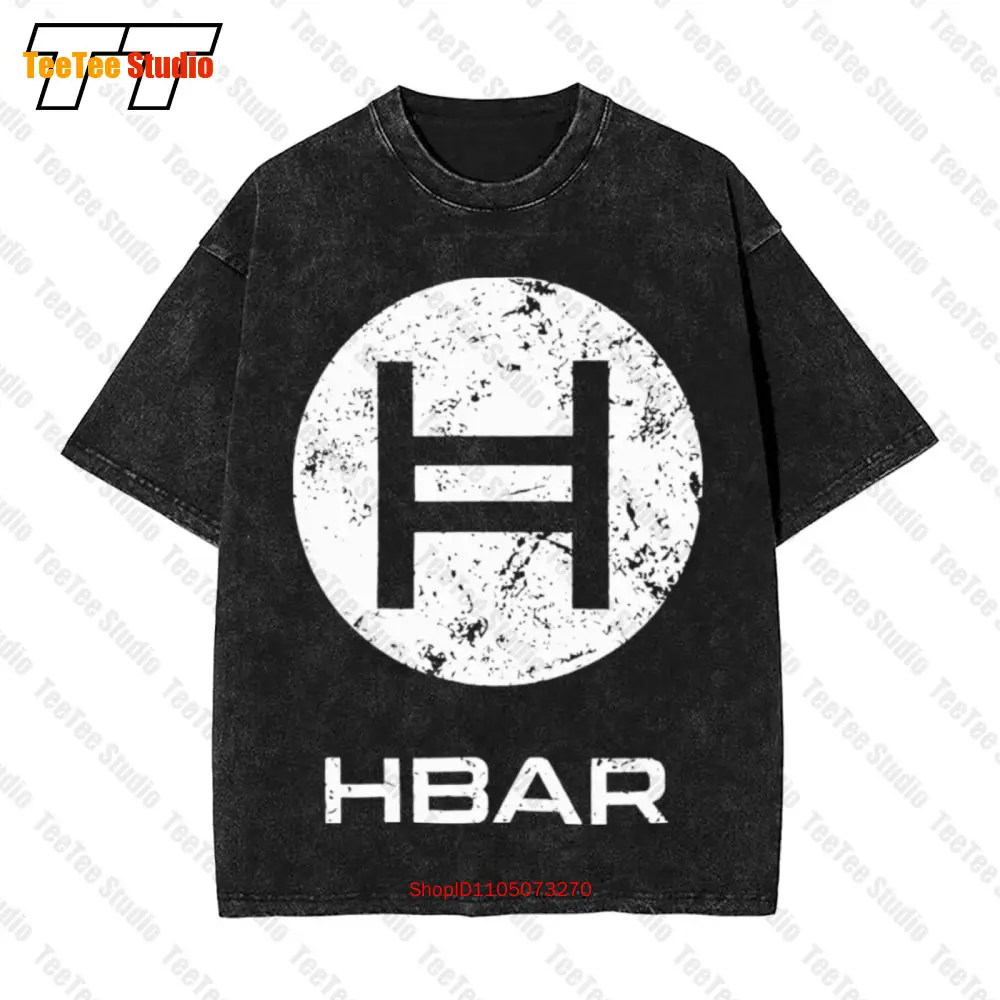 Hbar Crypto Hedera Hashgraph Blockchain Own Design Oversized T-Shirt DKJ6