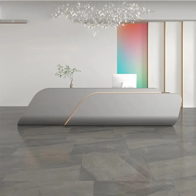 

Design Church Pulpit Front Desk Restaurant Tables Pulpitos Standing Office Receptionist Desk Lectern Mostrador Trendy Furniture