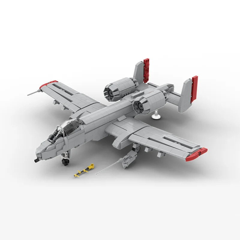 2468pcs MOC A-10 Warthog Model - Art Craft Idea ulasan dan harga