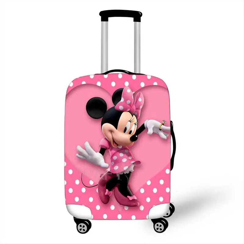 Juste de protection pour valise à roulettes Minnie Cartoon, housse anti-poussière pour bagages de voyage, accessoires de voyage