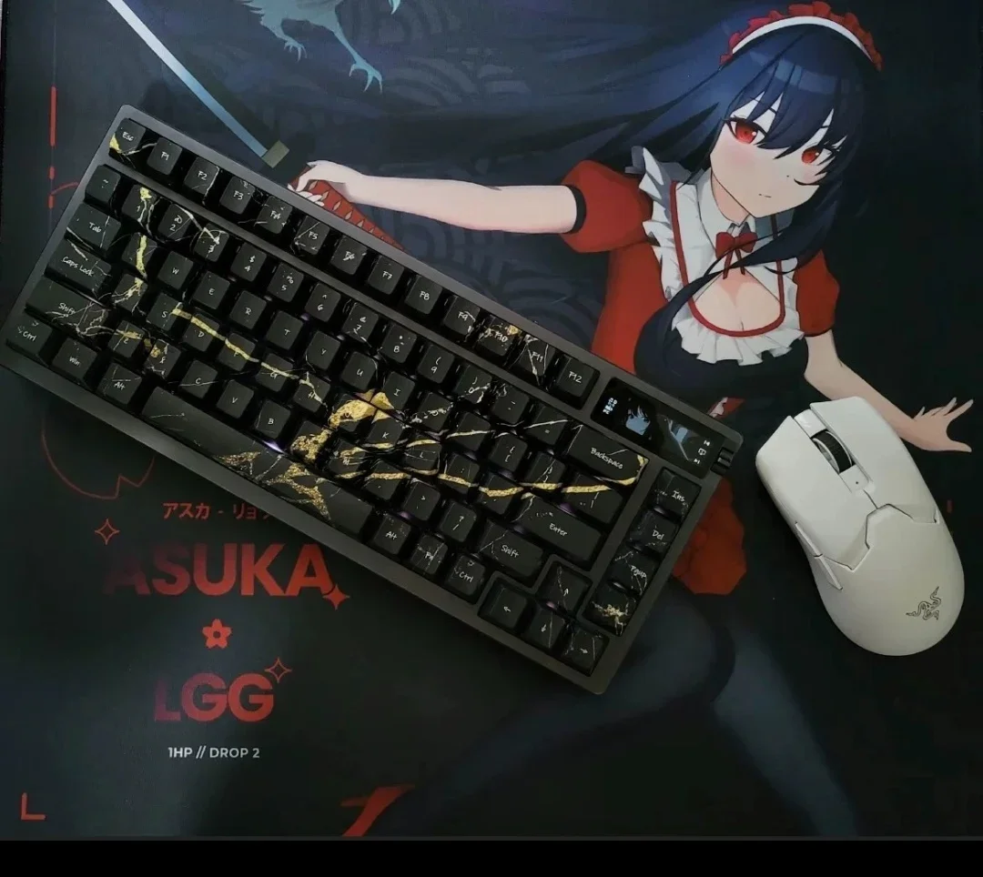 

LGG x ASUKA 1hp Glass Mouse Pad Gaming FPS Tempered Glass Copy Edition Mouse Pad Smooth Professional Mouse Pad Customized Gifts