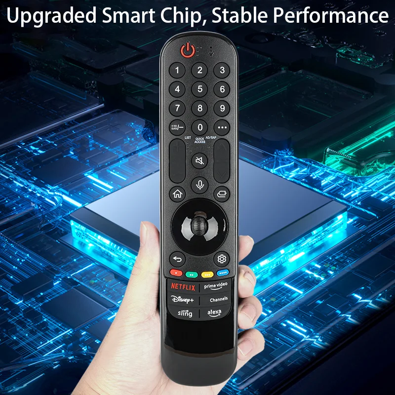 Control Remoto MR23GN AKB76043202 Compatible con LG Smart TV 2018-2023 LG UHD OLED QNED B3 C3 G3 NanoCell 4K 8K Smart TVs, Comp