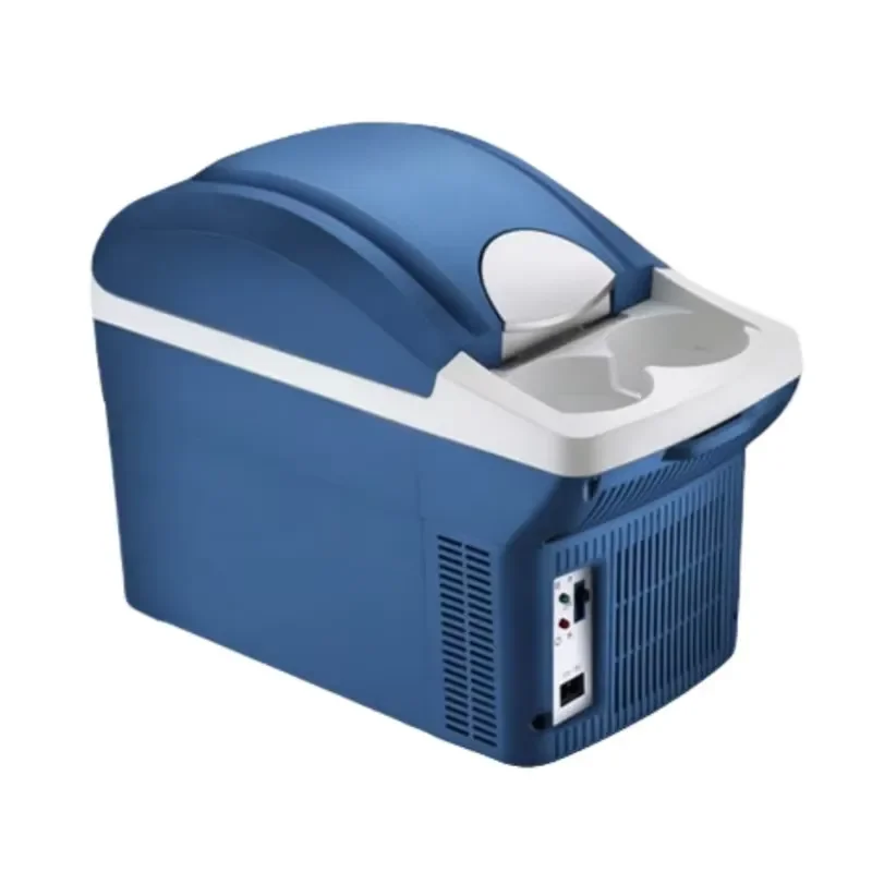 6L Portable Car Refrigerator 12V Mini Fridge Hot Cold Cooler Box Semiconductor Ice Maker for Home Travel Camping Auto Use 8L
