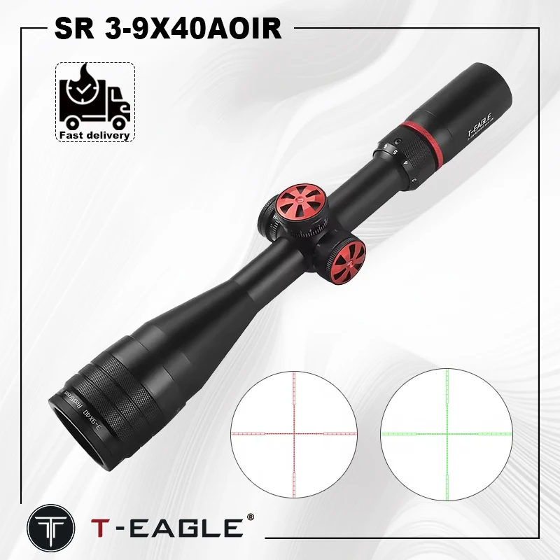 

T-EAGLE SR 3-9X40AOIR Tactical Scope Hunting Optic Riflescopes Lock Reset Airsoft PCP Shooting Sights Glock Shockproof