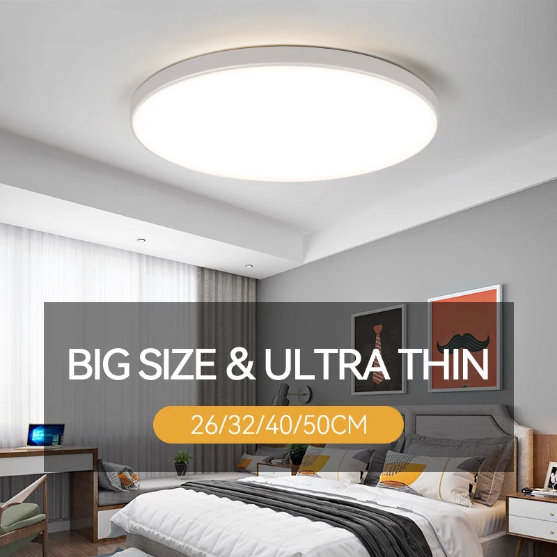 Ultra-thin LED Ceiling Light 110V/220V IP44 Waterproof For Bathroom Living Room Home Modern Decoration Lights Led Chandeliers