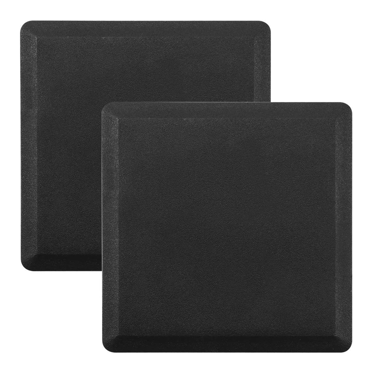 品質！ 80mm x 80mm 正方形プラスチックキャップパイプチューブインサートエンドプラグ 2 個