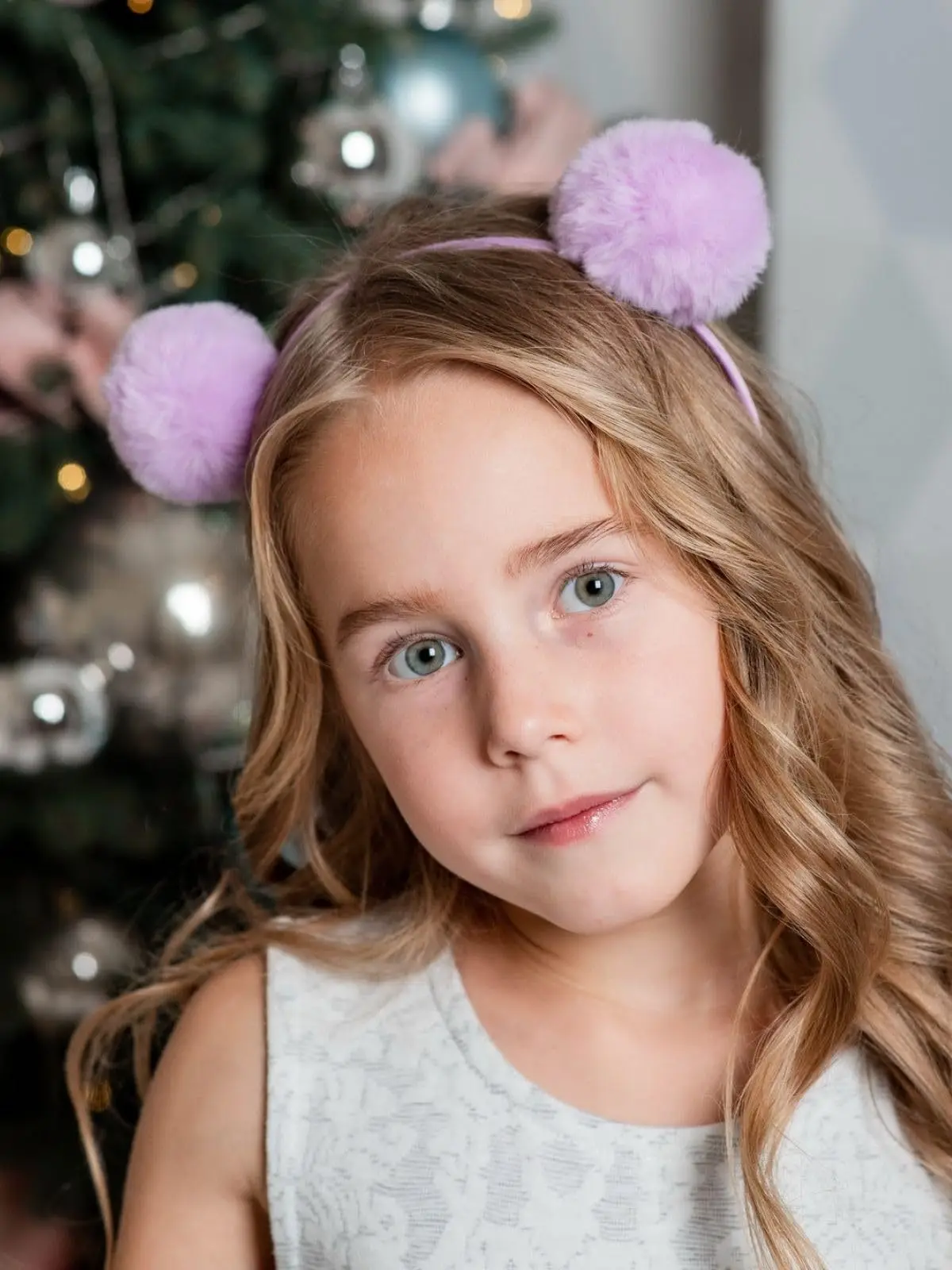 Multicolor Pom Pom Headband Matching Family Style Sweet Candy Hair Hoop Lovely Daily Ornament Soft Plush Decor Hair Accessory