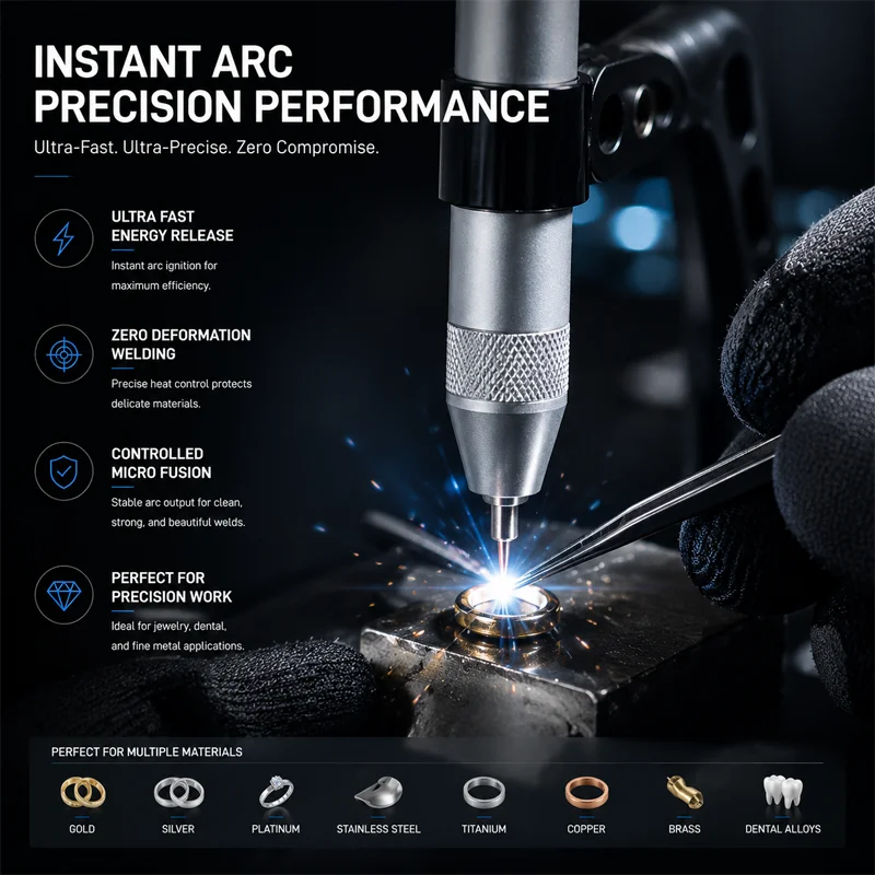 NIUPIKA ARGON ARC SPOT WELDER MACHINE PRECISION MICRO WELDING FOR JEWELRY GOLD SILVER TITANIUM DENTAL REPAIR METAL WORK PU 2027