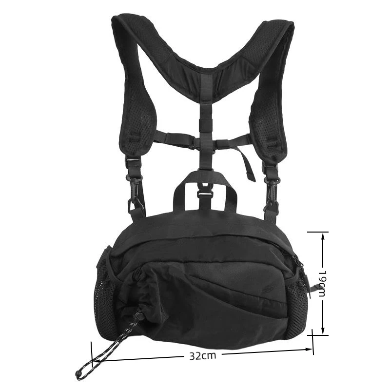 مقاوم للماء النايلون الخصر حقيبة المراهقين عادية سعة كبيرة مكافحة سرقة Crossbody حقيبة صدر للرجال رجل متعدد الوظائف التكتيكية سترة أكياس
