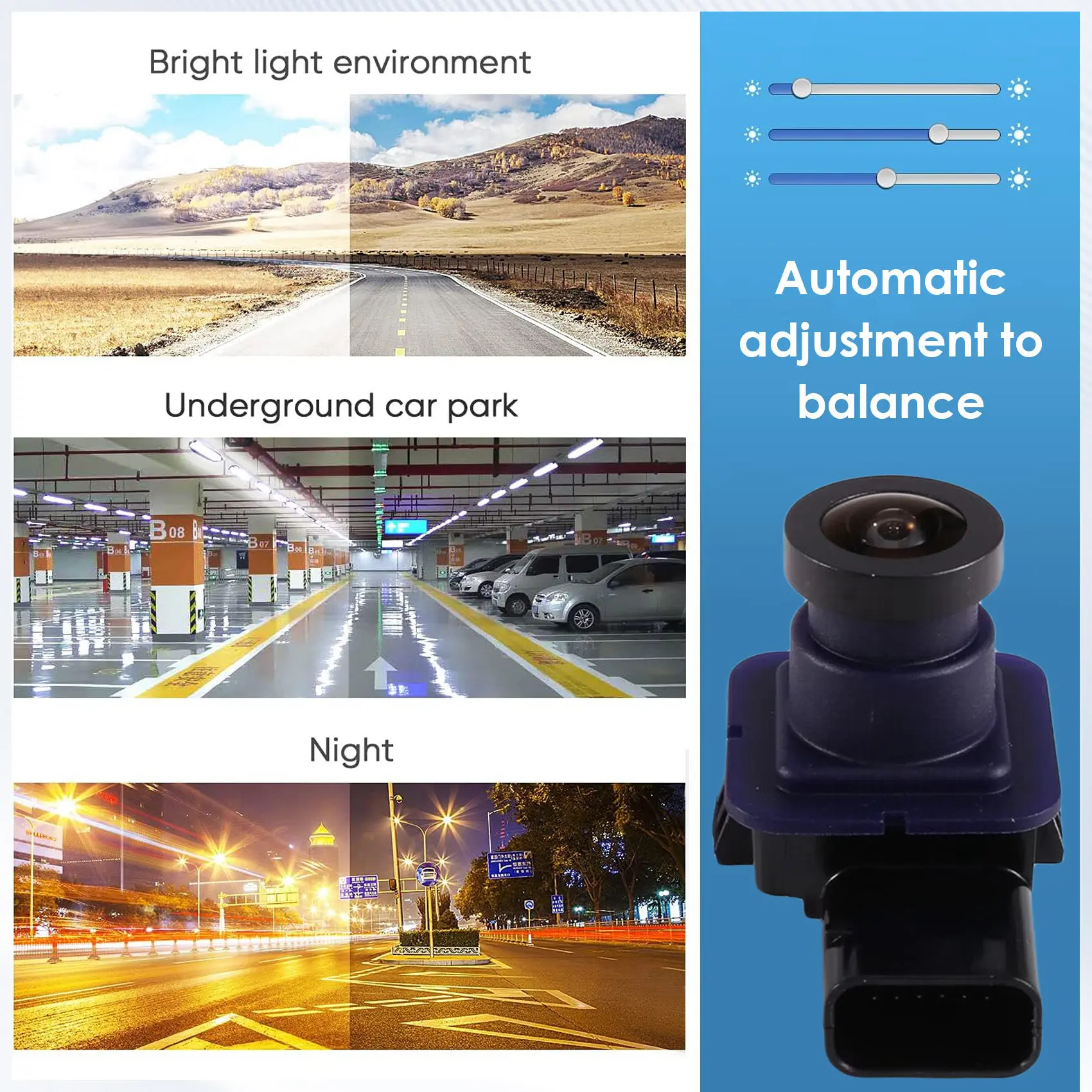 

Night Vision Rearview Camera Monitor Car Reversing Camera For Ford Escape GJ5T19G490AD GJ5T-19G490-AB