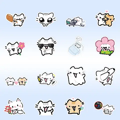 12 best sales söta kattklistermärken - №3