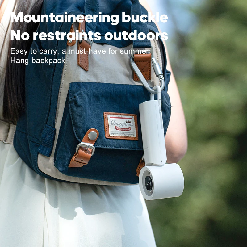 고속 미니 휴대용 팬 2000mAh 충전식 접이식 휴대용 팬 냉각 강력한 100 속도 조정 야외용 터보 팬