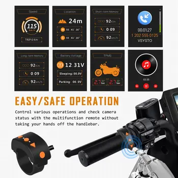 10 最佳銷售 摩托車行車記錄器 - №3