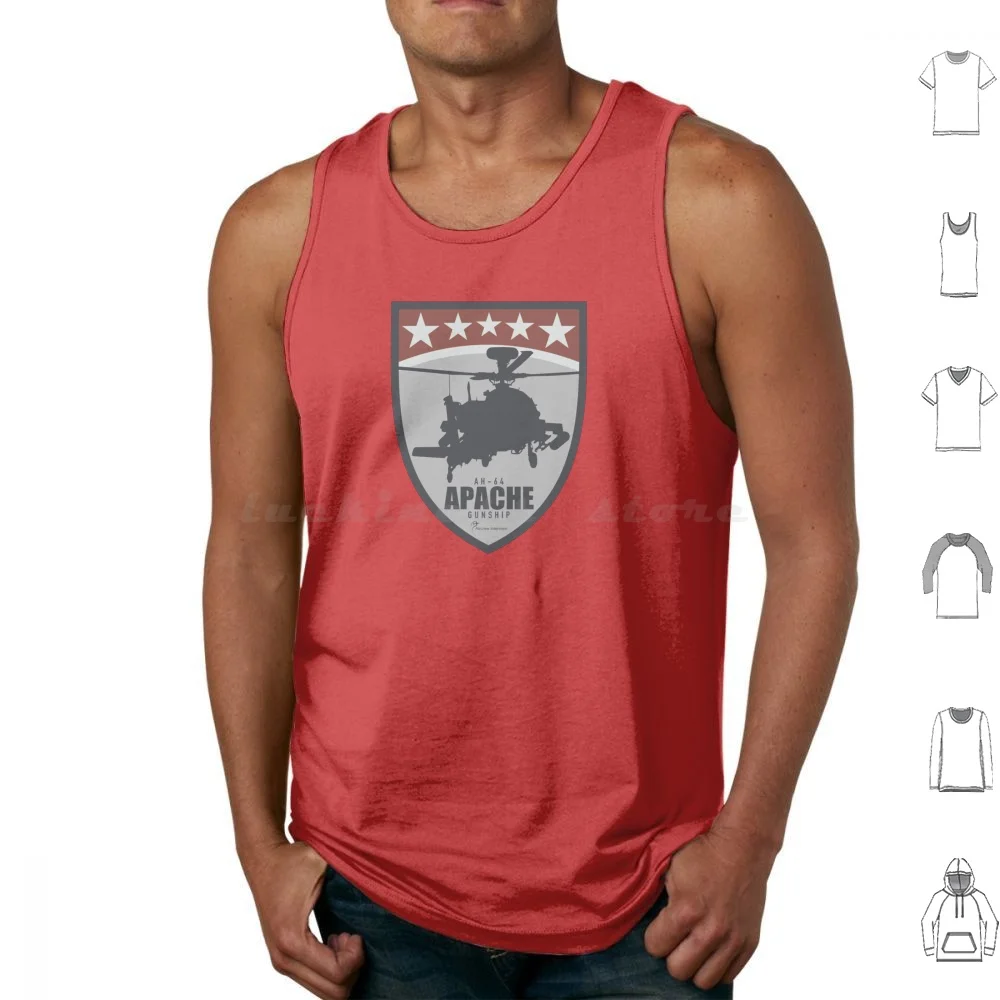 

Ah-64 Apache Gunship Tank Tops Vest Sleeveless Ah64 Apache Ah 64 Apache Us Military Helicopters Attack Helicopters Helicopter