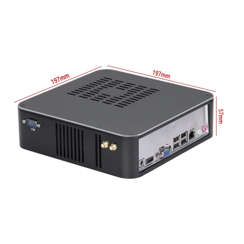Factory Price Raptor Lake 13th Gen I5-13500H I7-13700H I9-13900H Mini PC Dual DDR4 Slots Max 64gb ram for Industrial