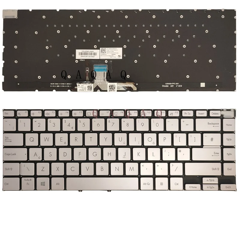 

QA Новая клавиатура для ноутбука - клавиатура для ASUS 90NB0V31-R31CS0 90NB0V31-R31