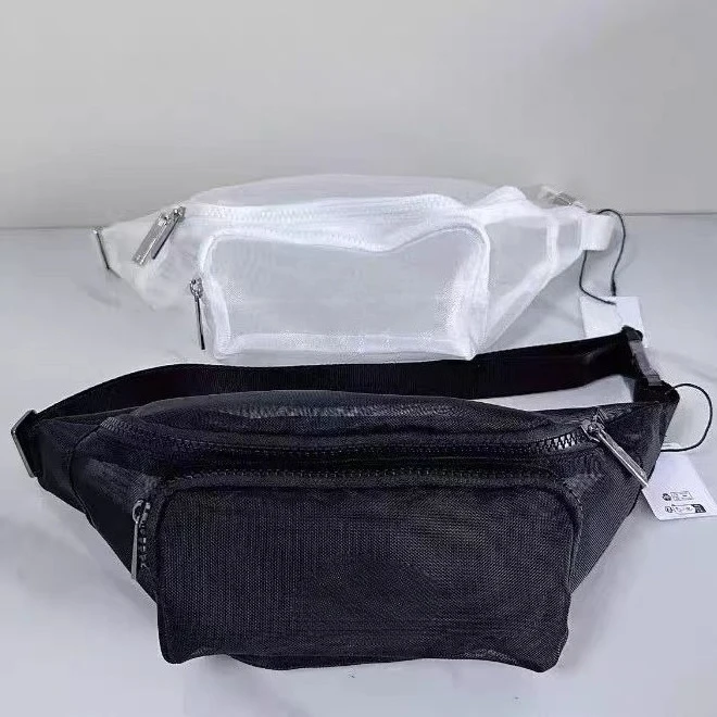 

LO Explorer Mesh Bag Waist Pack Women Yoga Running Bag Fashion Casual Men Sports Mobile Phone Bags Gym Jogging Cycling Bag