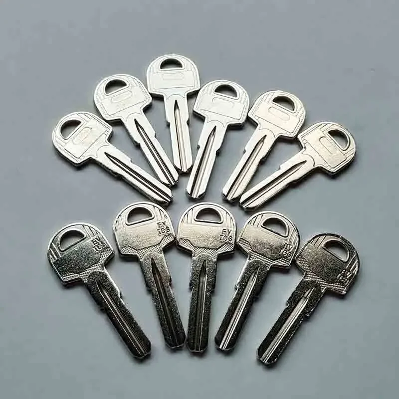 5-100 Pcs Hi-Rel Blank Key Copper EV-ICS Silver Uncut for Lock Door Bedroom Locksmith Tool Thickness 3mm