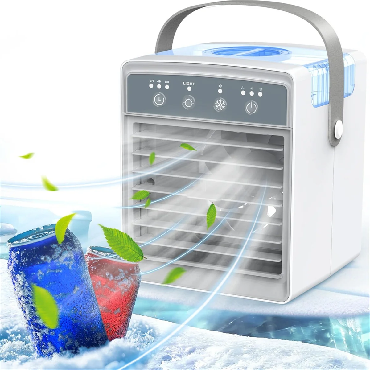 

Portable Air Conditioners, USB Personal Mini Air Conditioner , Evaporative Air Cooler with Misting, for Room, Tent,Car