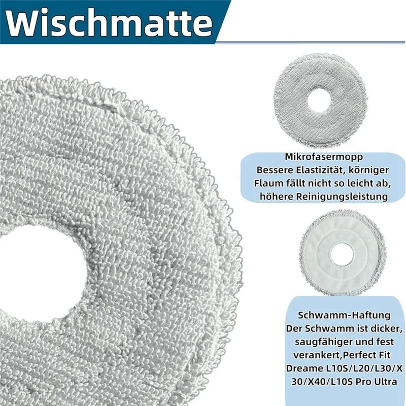 ABUS-Für Roborock Saros Z70 Ersatzteile Kit für Roboter Staubsauger Zubehör