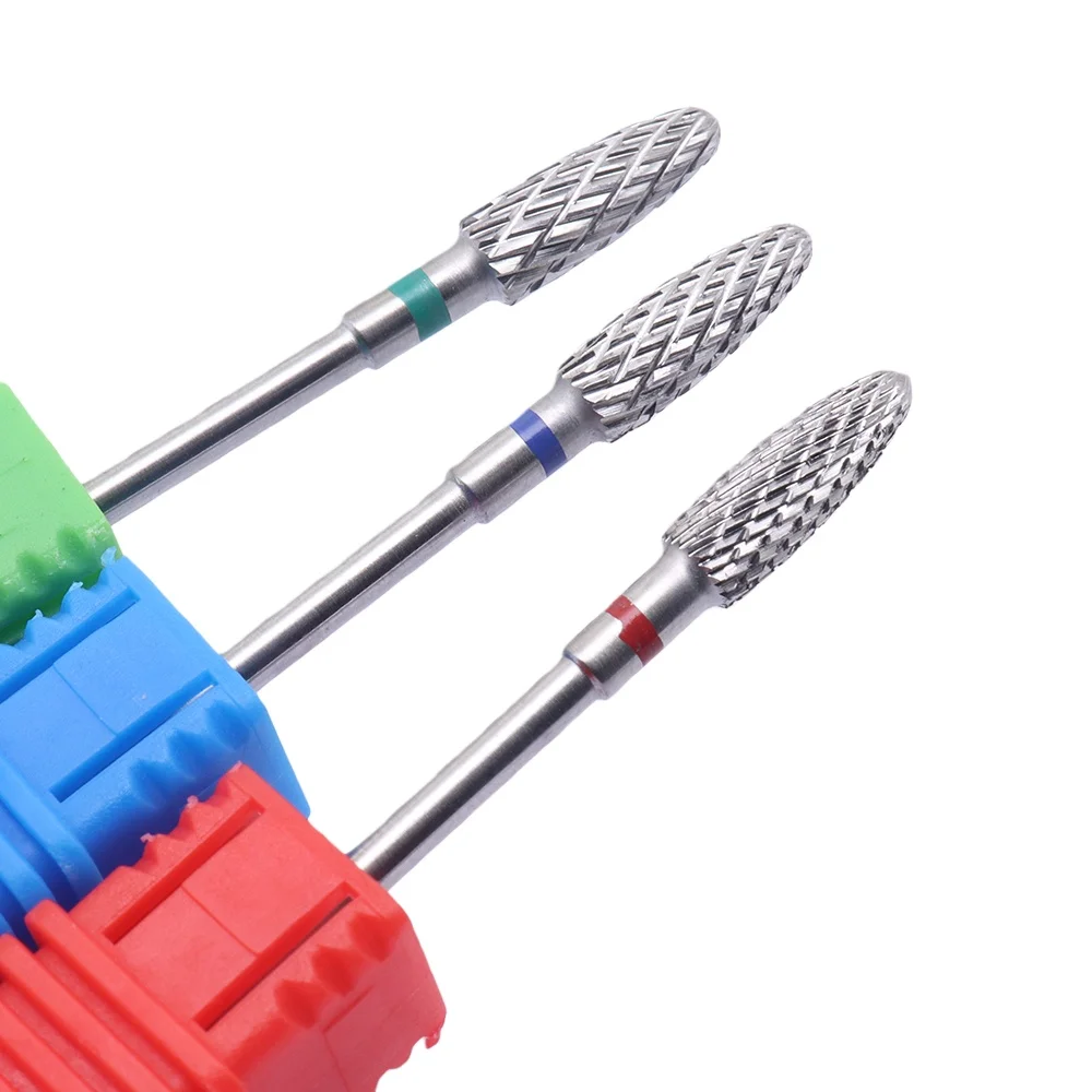 ดอกสว่านเจียร์เล็บอเนกประสงค์ 1 ชิ้น คาร์ไบด์ 2.35 มม. สำหรับเครื่องตะไบเล็บแบบหมุน อุปกรณ์เสริมสำหรับสว่านไฟฟ้า รุ่น H0413