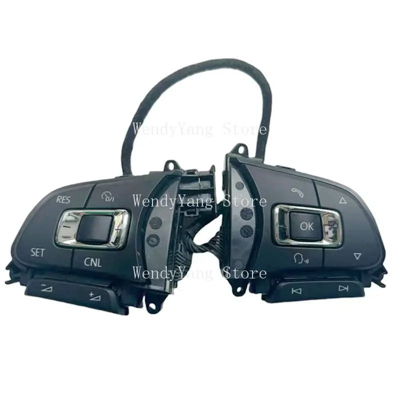 6C0959442F For Passat Polo Sagitar Steering Wheel Multi Function Control Button 6C0 959 442 F