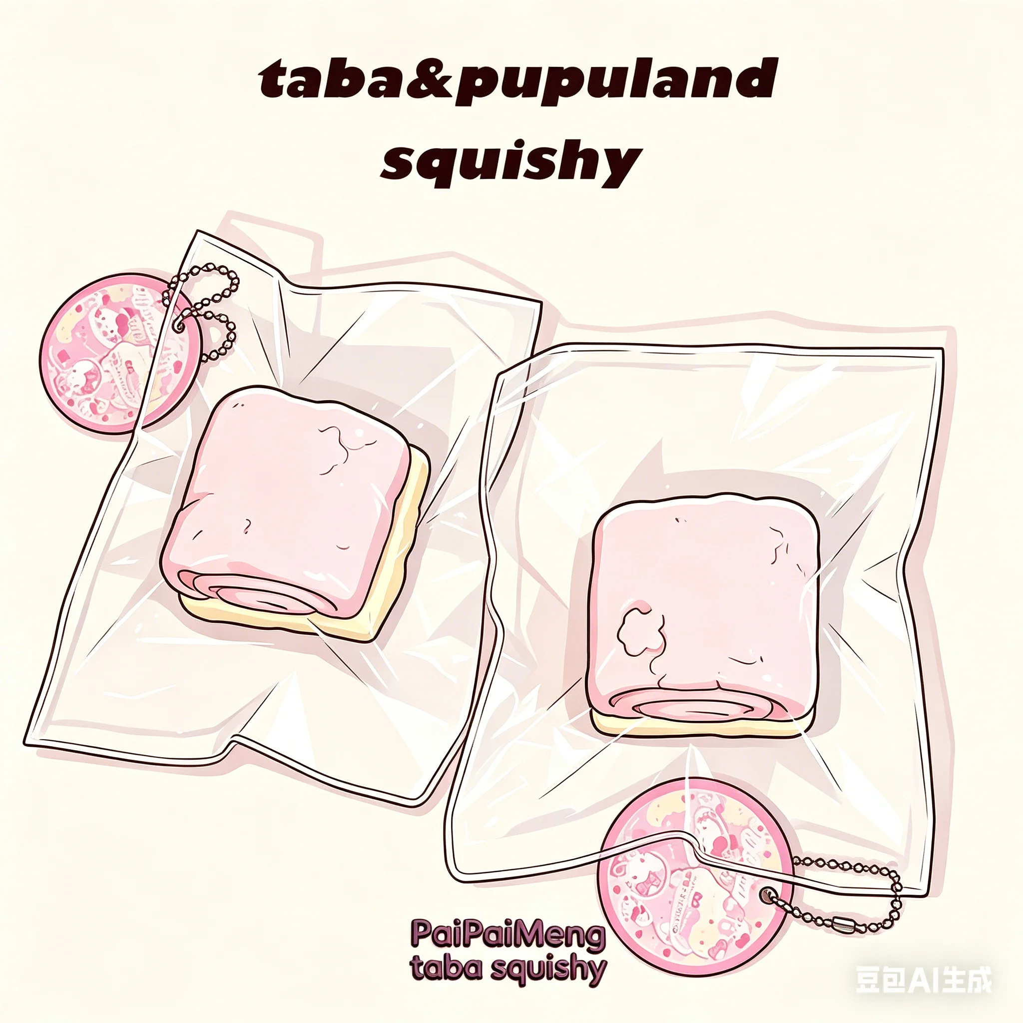 

2Pcs Handmade Squishy, cream mud texture – Cat Bread Roll shaped stress relief toy, food grade silicone,perfect for playing&gift
