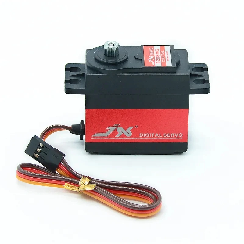 JX Servo PDI-6208MG 8KG 120° 0.07sec High Speed Standard Metal Gear Digital Coreless Servo For 1/10 RC Car Buggy Crawler Plane