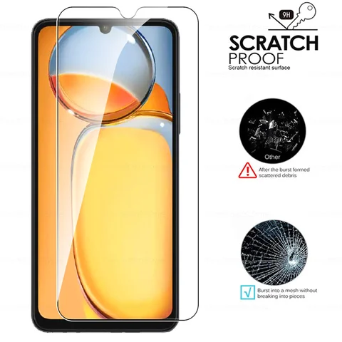 2 шт. HD чехол из закаленного стекла для Xiaomi Redmi 13C Защитные пленки для экрана Redmi 14 C 13C 13 C 14C Redmi13C Защитная пленка для телефона