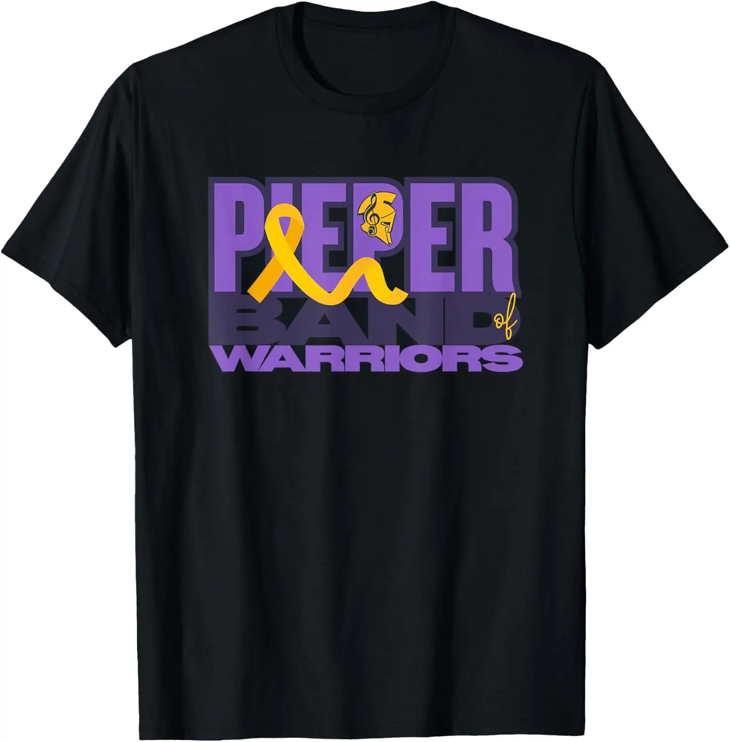 Pieper Childhood Cancer Awareness T-Shirt Breathable, Stylish Pure Cotton Short-Sleeve Top—Suitable For All-Season Styling.