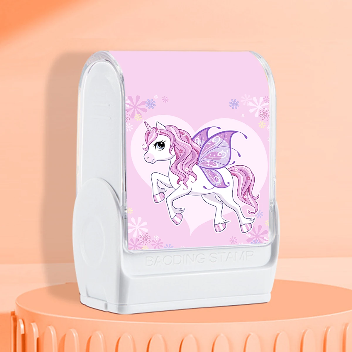 Custom Kids Clothes Stamps, Girls Unicorn Name Stamps, Personalized Waterproof Ink Stamps, School Supplies, Y1