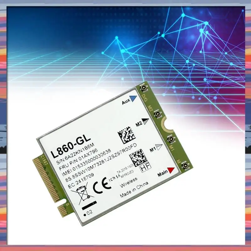 AC18 (garantido) L860-GL para Lenovo Thinkpad X1 7Th 8Th X1 Yoga 4Th T490 T14 P14s T14s X13 P15s T15g 01AX796 4G módulo tarjeta WWAN