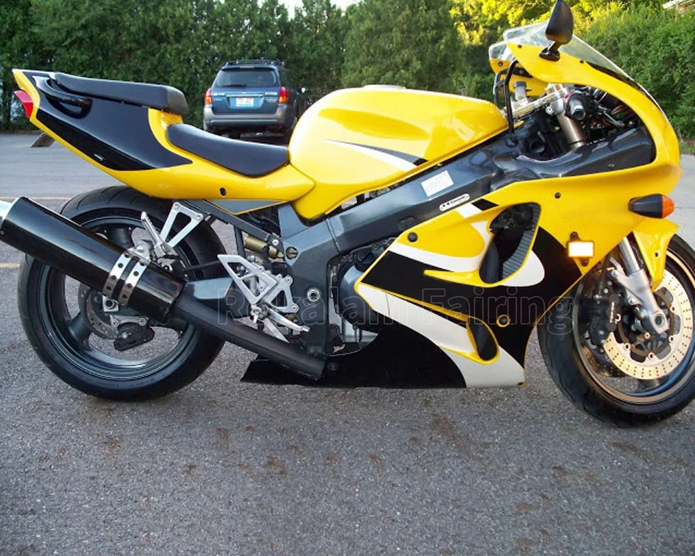 Cheap ZX-7R 96-03 Bodyworks Fairing For Kawasaki ZX7R 1996-2003 ZX 7R Yellow Color Motorcycle Fairings