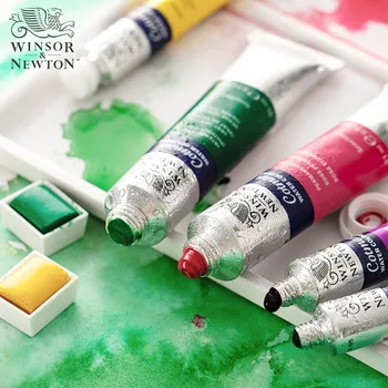 Winsor & Newton 코트맨 수채화 페인트, 8ml (0.27 oz) 튜브 아트 용품, 아쿠아렐라 우수한 투명도, 우수한 착색 강도 
