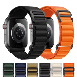 untuk Tali jam tangan Apple 45mm 46mm 49mm 42mm Tali Jam Tangan Iwatch 44mm 41mm 40mm Gelang Alpine Nilon Seri correa 10 9 8 7 6 SE Ultra 2 12 tangki fury penjualan terbaik - №