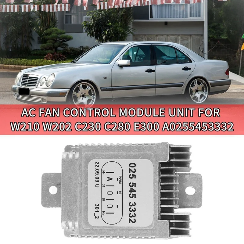 A0255453332 Air Conditioning Blower Motor Resistor Module Component For Mercedes Benz C230 E320 SLK230 C280 W202 W210 S202 S210