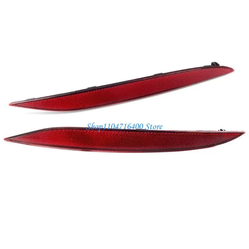 

y1gd 2Pcs Car Marker Lights Lens Trim for Rear Bumpers Reflector