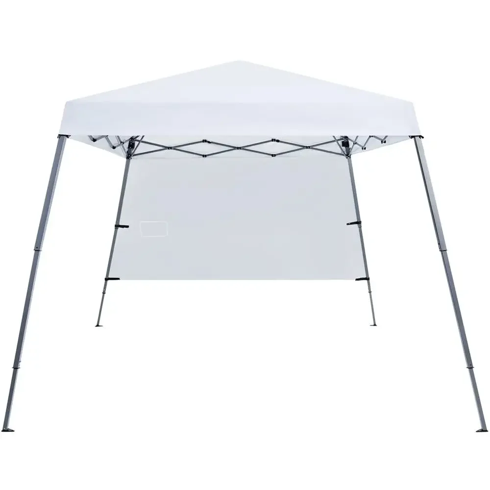 Portable Waterproof Pop-Up Canopy Sunshade Wall Backpack Bag White Lightweight Durable Compact Easy Setup 8x8ft 10x10ft